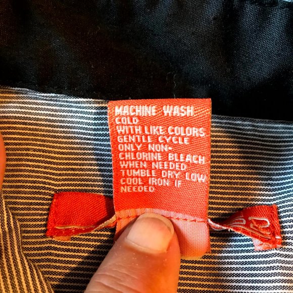 B'52 Men's Button Down Shirt blue Pin Stripe Size XL - Picture 5 of 9